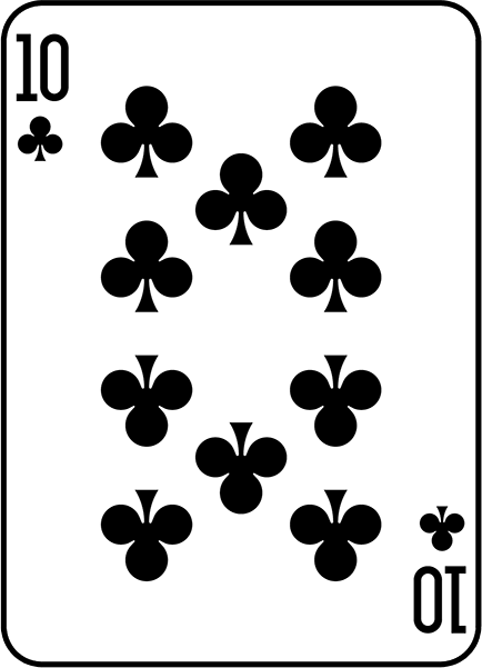 10 of Clubs