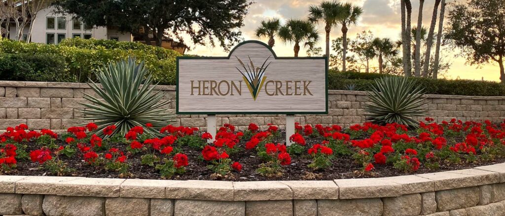 Heron Creek Sign