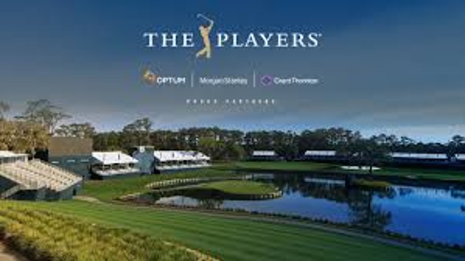The Players poster showing bleacher seating around a lake